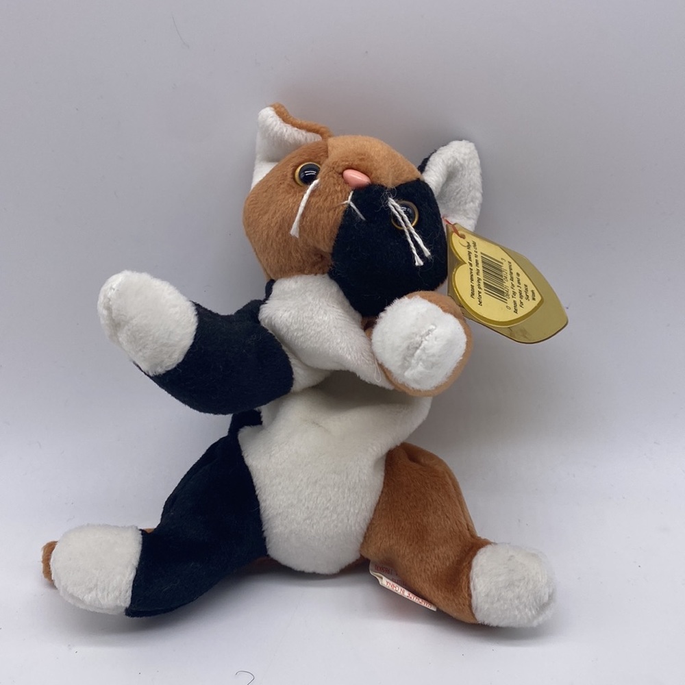 Ty Beanie Baby Chip the Cat Retired‎ RARE Errors Mint 1996